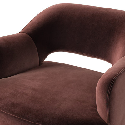 Four Hands Blythe Swivel Chair - Surrey Plum
