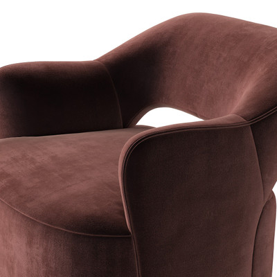 Four Hands Blythe Swivel Chair - Surrey Plum
