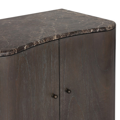Four Hands Boa Nightstand - Espresso Mindi Veneer