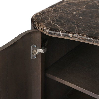 Four Hands Boa Nightstand - Espresso Mindi Veneer