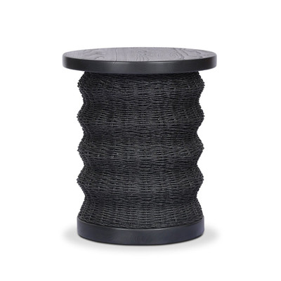 Four Hands Brailey End Table - Black Stained Sungkai