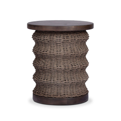 Four Hands Brailey End Table - Dark Brown Sungkai