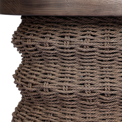 Four Hands Brailey End Table - Dark Brown Sungkai