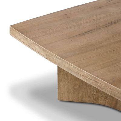 Four Hands Brinton Small Coffee Table - Rustic Oak Veneer