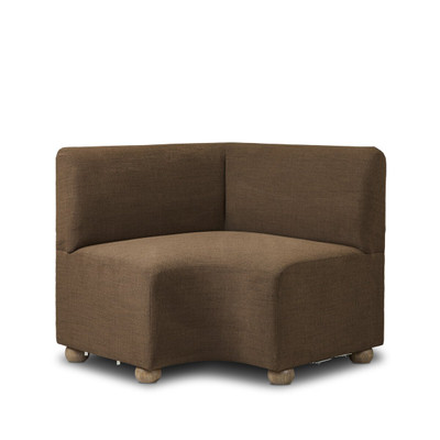 Four Hands Clemence Dining Corner PC - Crypton Nomad Mushroom