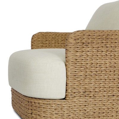 Four Hands Caney Outdoor Swivel Chair - Vergo Cream