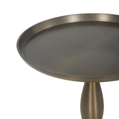 Four Hands Carden End Table - Dark Aluminum