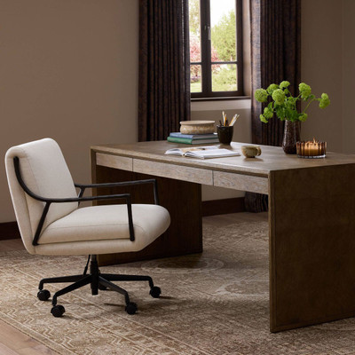 Four Hands Cassidy Desk Chair - Crypton Nomad Snow