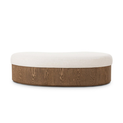 Four Hands Celeste Cocktail Ottoman - Crypton Nomad Snow