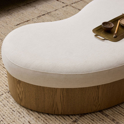 Four Hands Celeste Cocktail Ottoman - Crypton Nomad Snow