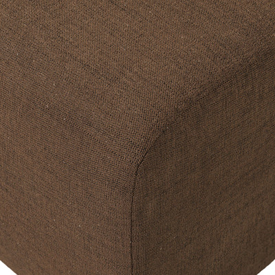 Four Hands Clemence Dining Banquette L Shape 111.5"  Left - Crypton Nomad Mushroom