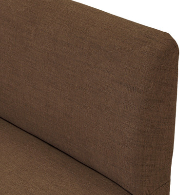 Four Hands Clemence Dining Banquette L Shape 111.5" - Right - Crypton Nomad Mushroom