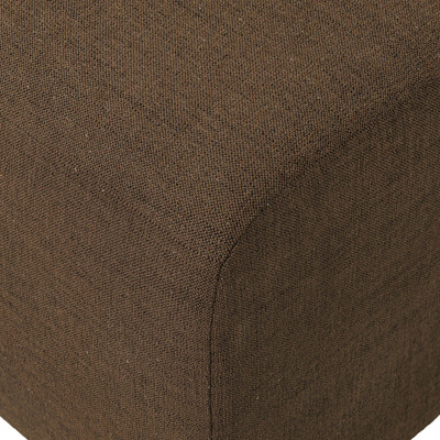 Four Hands Clemence Dining Banquette L Shape 127" - Crypton Nomad Mushroom