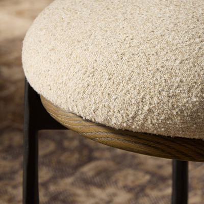 Four Hands Cofer Swivel Stool - Weslie Flax - Counter