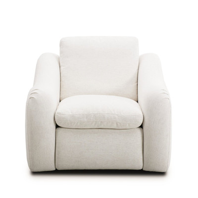 Four Hands Crawford Power Recliner - Crypton Nomad Snow