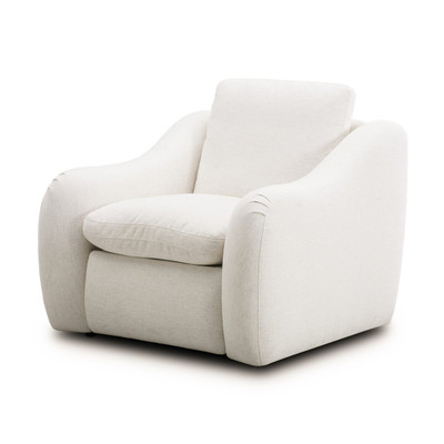 Four Hands Crawford Power Recliner - Crypton Nomad Snow