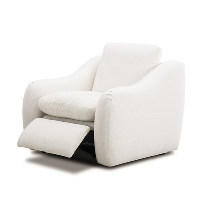 Four Hands Crawford Power Recliner - Crypton Nomad Snow