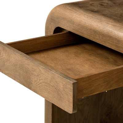 Four Hands Daven Desk - Rye Medium Burl Oak Veneer