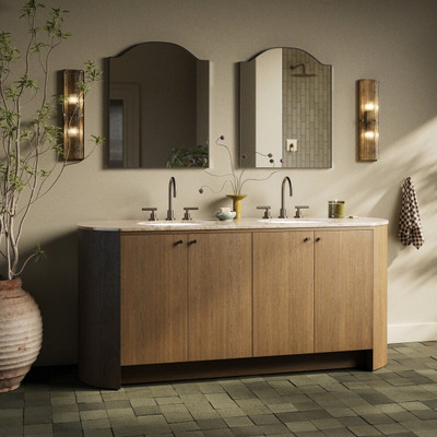 Four Hands Dean Double Vanity - Washed Natural