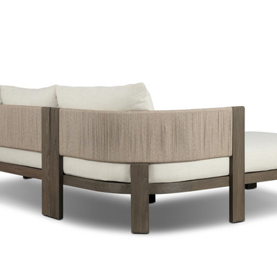 Four Hands Delancy Outdoor 2PC Sectional - LAF Chaise - Vergo Cream