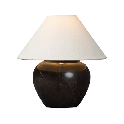 Four Hands Denver Table Lamp - Brown Italian Marble