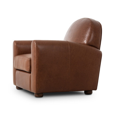 Four Hands Draper Chair - Dulane Mahogany