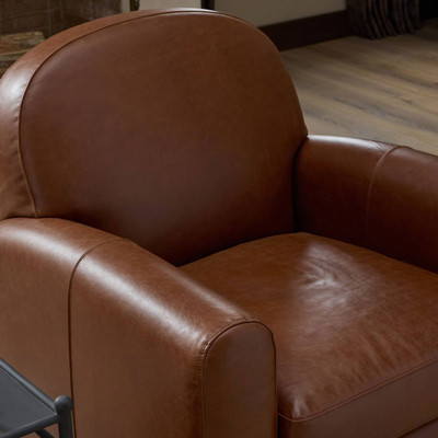 Four Hands Draper Chair - Dulane Mahogany
