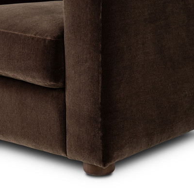Four Hands Draper Chair - Monte Chocolate