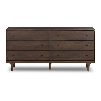 Four Hands Eldrin 6 Drawer Dresser - Warm Brown Mango