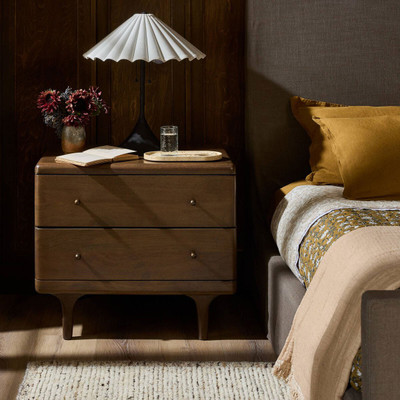 Four Hands Eldrin Nightstand - Warm Brown Mango