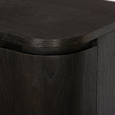 Four Hands Elle Media Console - Worn Black Oak