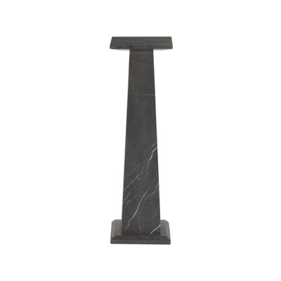 Four Hands Ellric Pedestal 40" - Grey Italian Marble