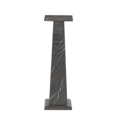 Four Hands Ellric Pedestal 40" - Grey Italian Marble
