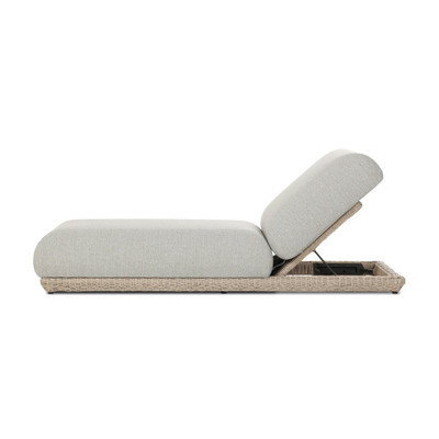 Four Hands Evander Outdoor Chaise - Ramiro Ecru
