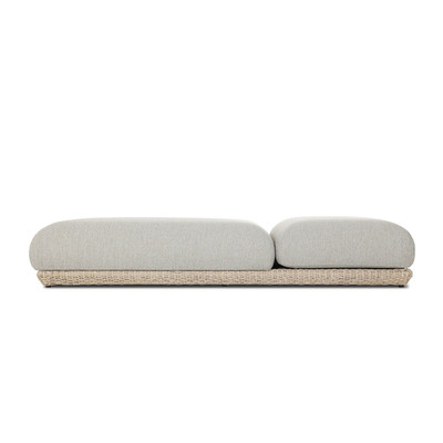 Four Hands Evander Outdoor Chaise - Ramiro Ecru