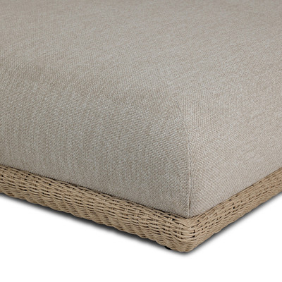 Four Hands Evander Outdoor Double Chaise - Ramiro Ecru