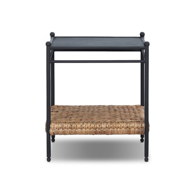 Four Hands Evanne End Table - Natural Kipas Weave Water Hyacinth
