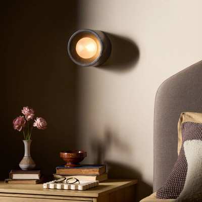 Four Hands Fargo Sconce - Brown Italian Marble