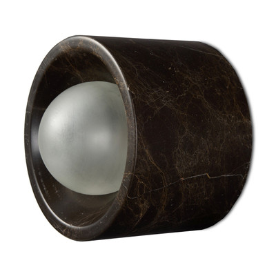 Four Hands Fargo Sconce - Brown Italian Marble