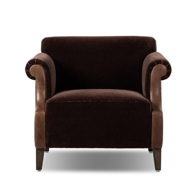 Four Hands Harvey Chair - Monte Chocolate