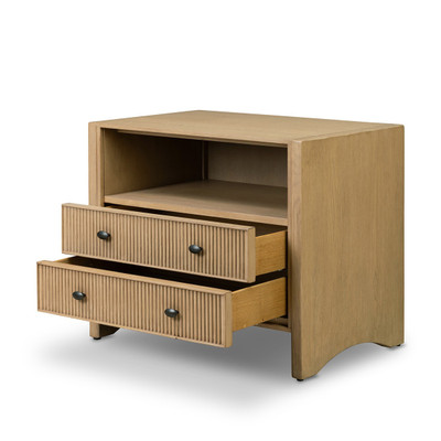 Four Hands Hazel Nightstand - Light Wash Oak