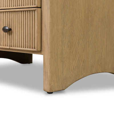 Four Hands Hazel Nightstand - Light Wash Oak