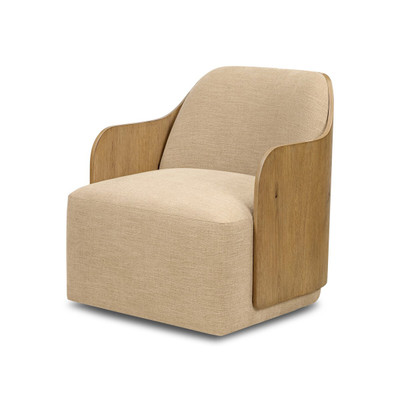 Four Hands Hemphill Swivel Chair - Laughlin Natural