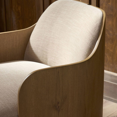 Four Hands Hemphill Swivel Chair - Laughlin Natural