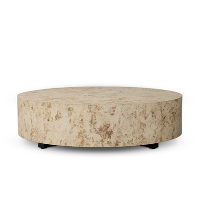 Four Hands Hudson Large Coffee Table - Bark Paper