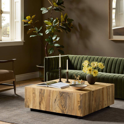 Four Hands Hudson Square Coffee Table - Spalted Primavera