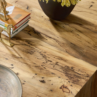 Four Hands Hudson Square Coffee Table - Spalted Primavera