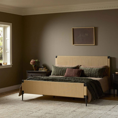 Four Hands Iber Bed - Natural Rush - King