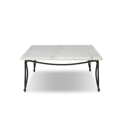 Four Hands Idalia Outdoor Coffee Table - White Marble