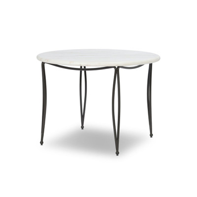 Four Hands Idalia Outdoor Dining Table - 42" - White Marble